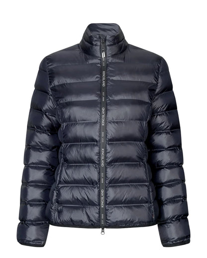 KINGSLAND KLVAM Padded Ladies Jacket Navy - Water Repellent, Wind Resistant, Lightweight Riding Coat EST 1999