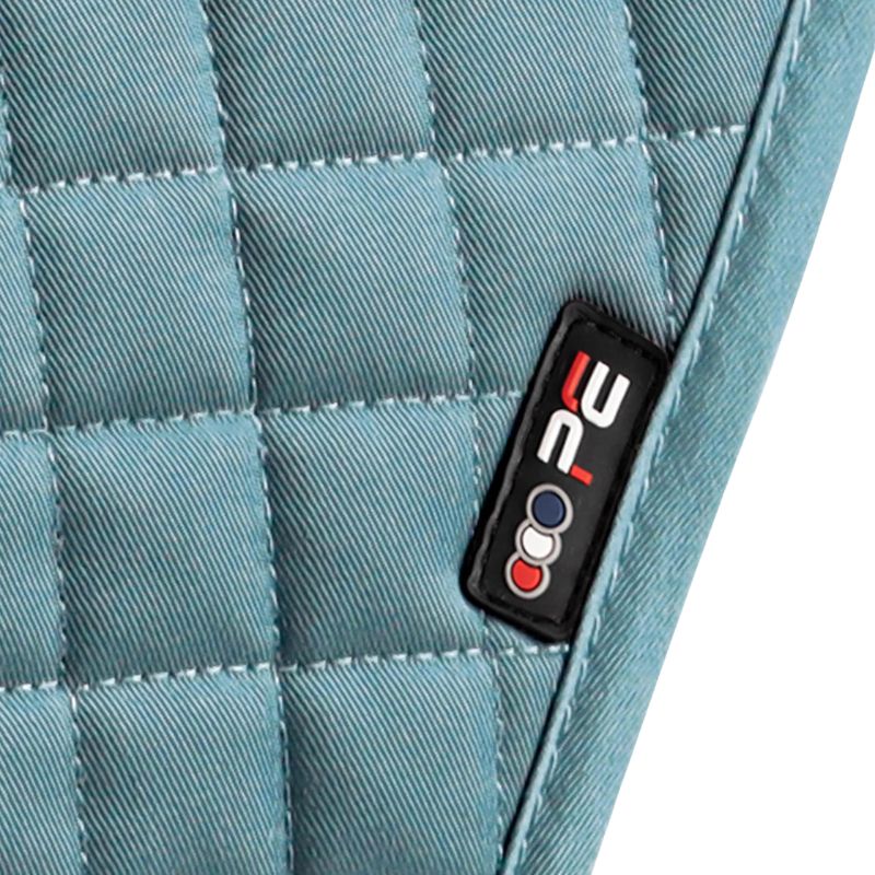 Premier Equine Close Contact Cotton Cross Country Saddle Pad Turquoise