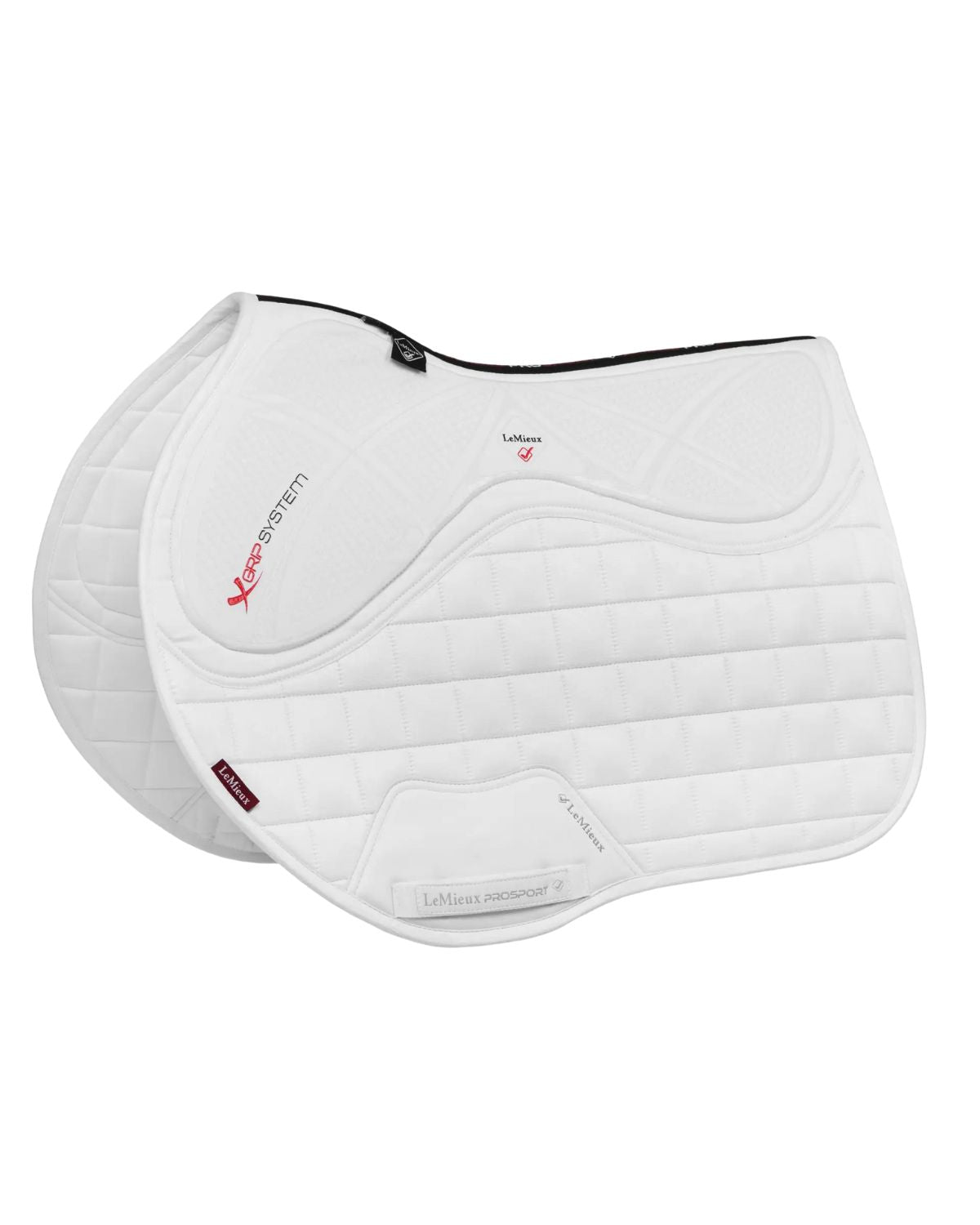 LeMieux X-Grip Silicone EuroJump Square White