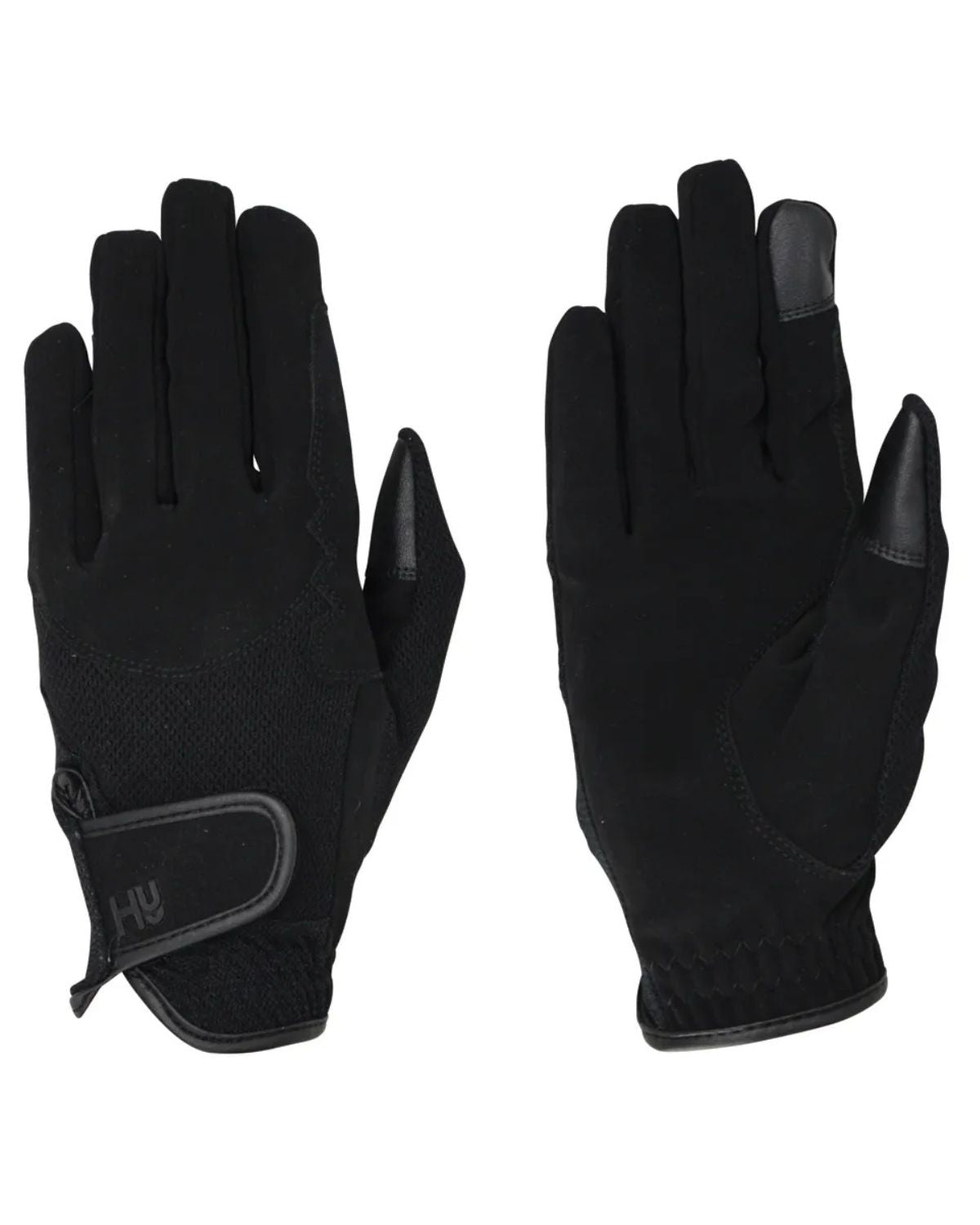 Hy Equestrian Air Vent Pro Riding Glovess - Black