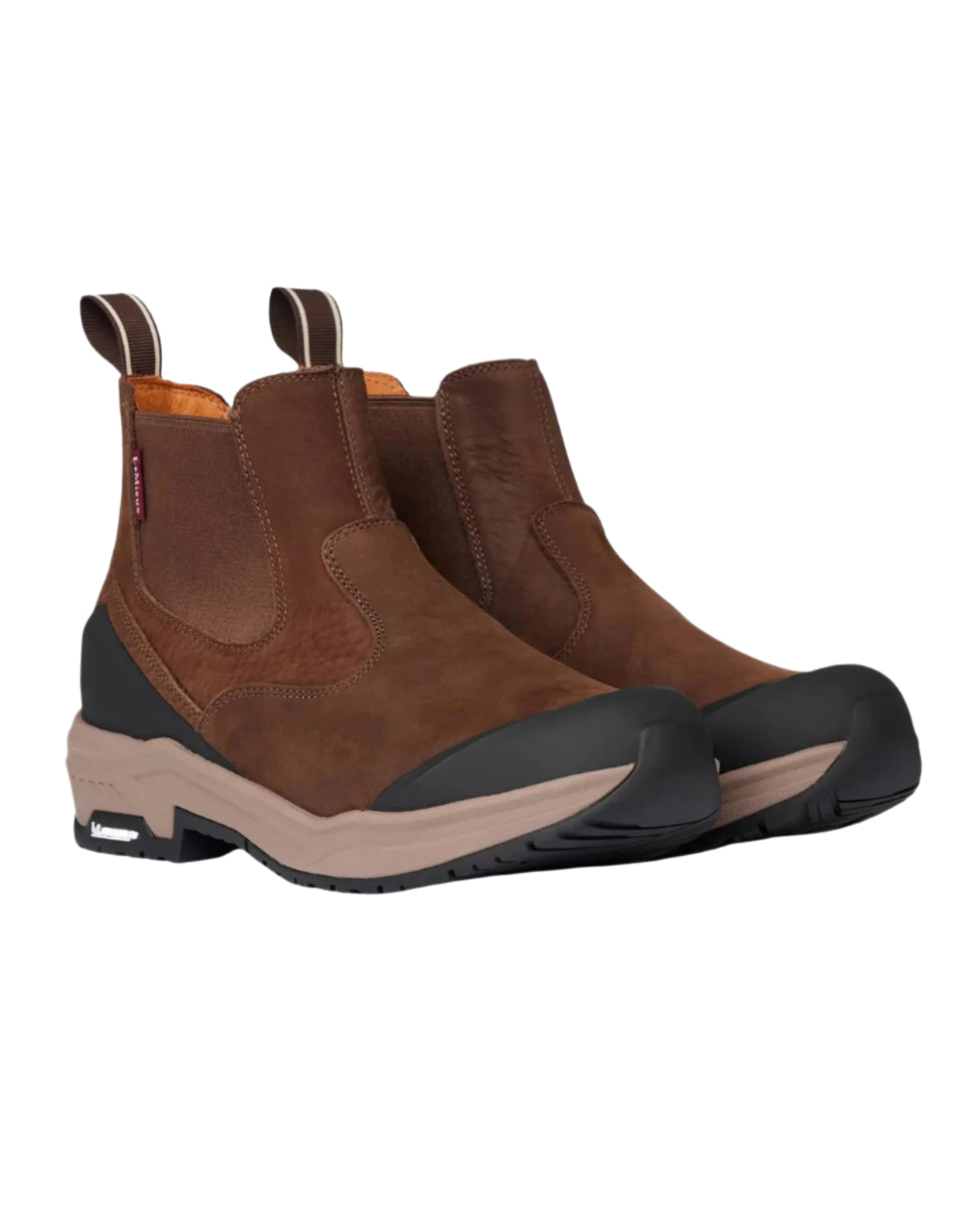 LEMIEUX TREX Waterproof Chelsea Boots Brown Equestrian Riding Footwear, Stylish Ankle Boots For Horse Riding