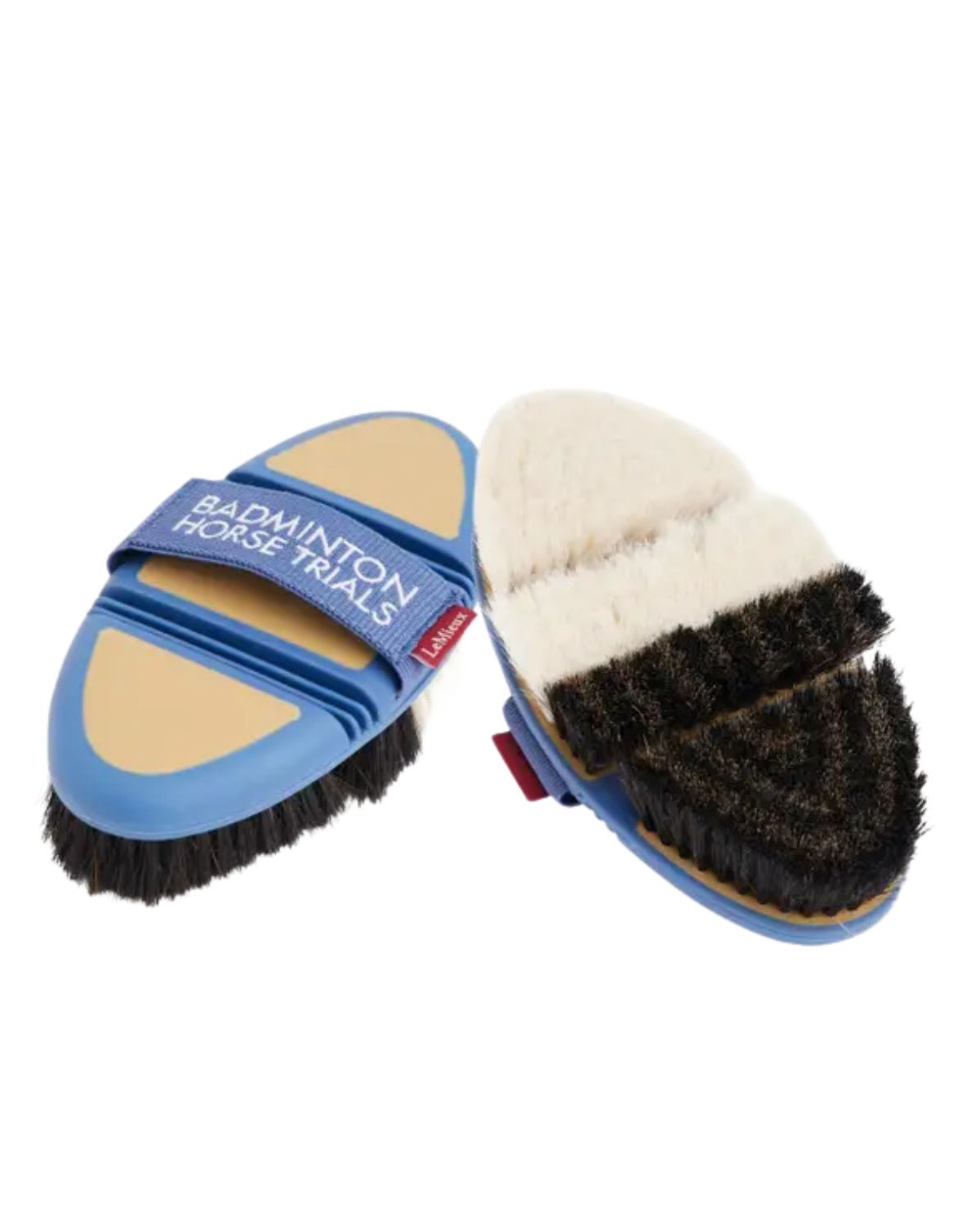LeMieux Badminton Horse Trials Finishing Brush - Blue Horse Grooming Brush