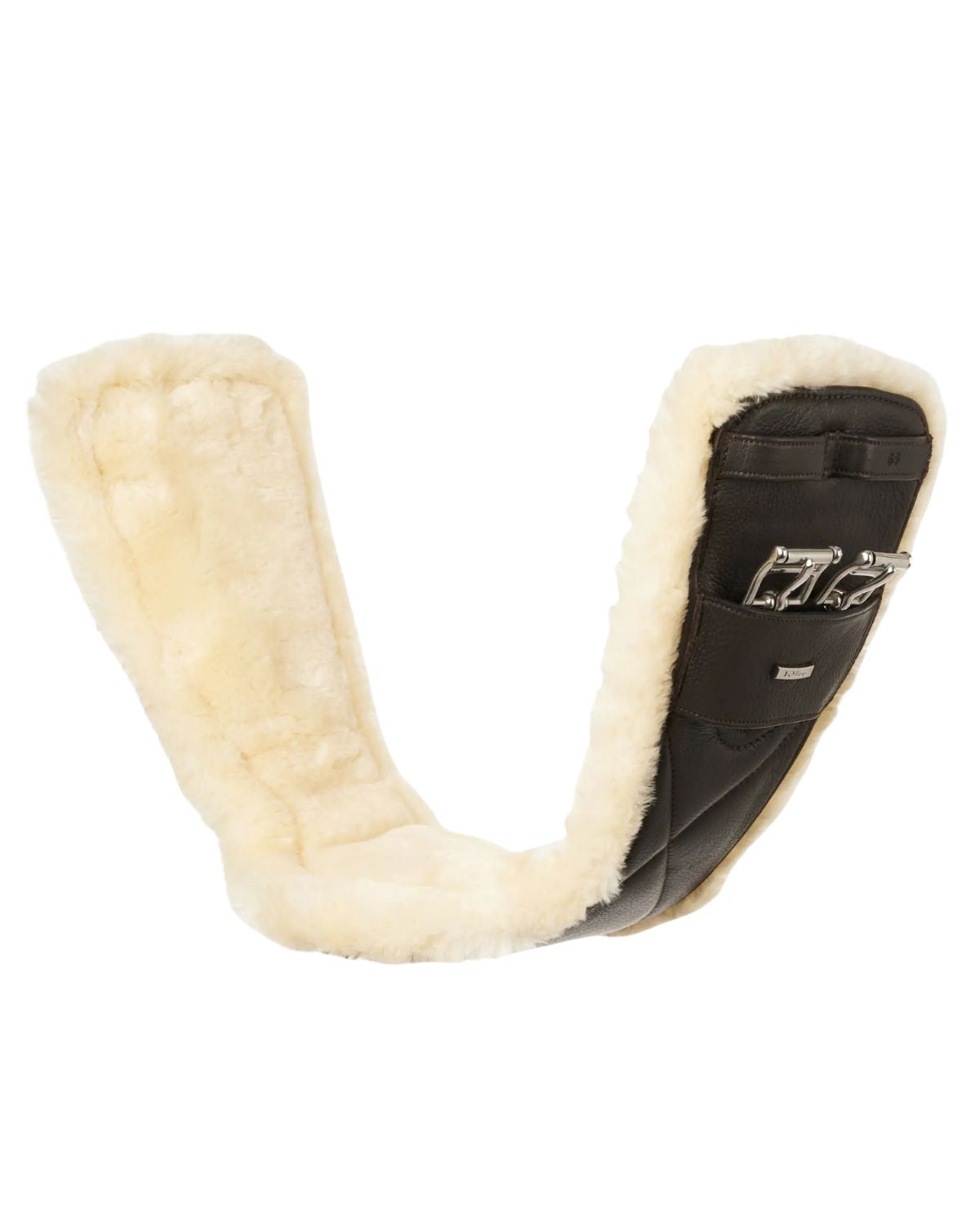 LeMieux Arika Simuwool Contoured Dressage Girth Brown