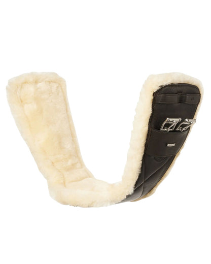 LeMieux Arika Simuwool Contoured Dressage Girth Brown
