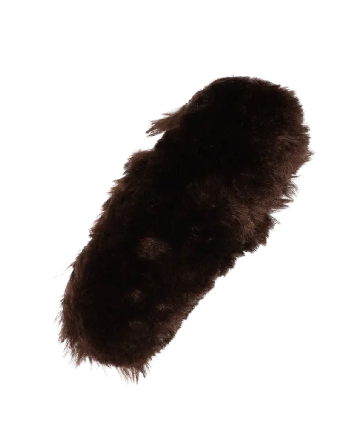 Lemieux Simuwool Chin/Noseband Guard Brown - Faux Lambswool Comfort for Horses