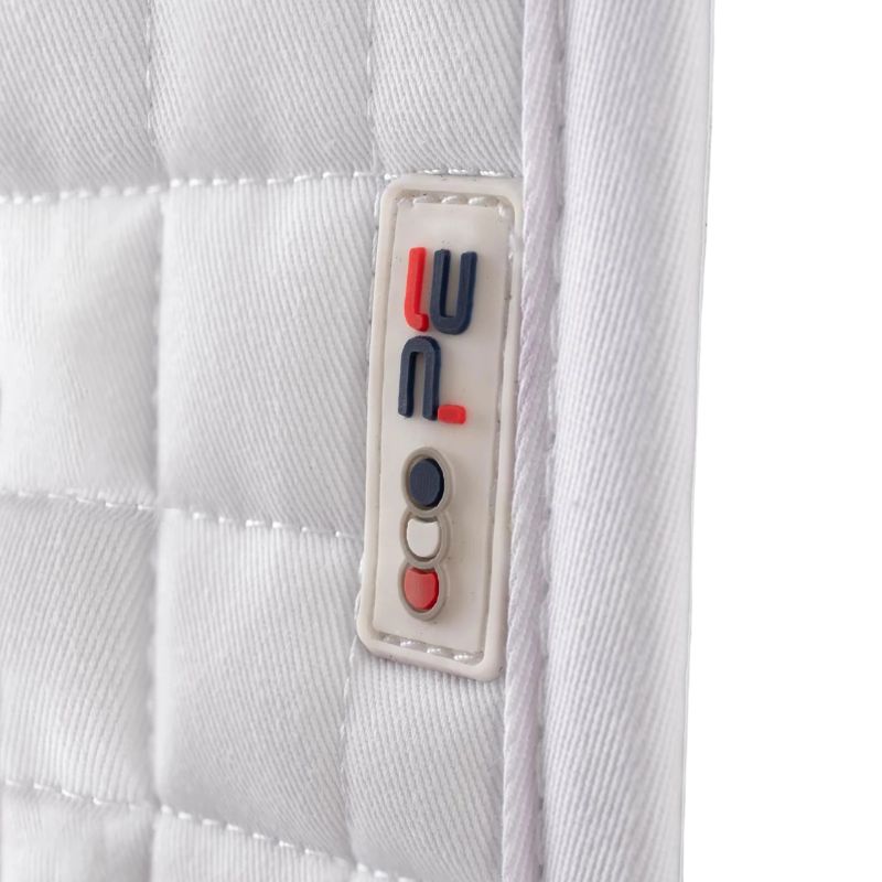 Premier Equine White Cotton Dressage Saddle Pad - Close Contact Design for Optimal Performance