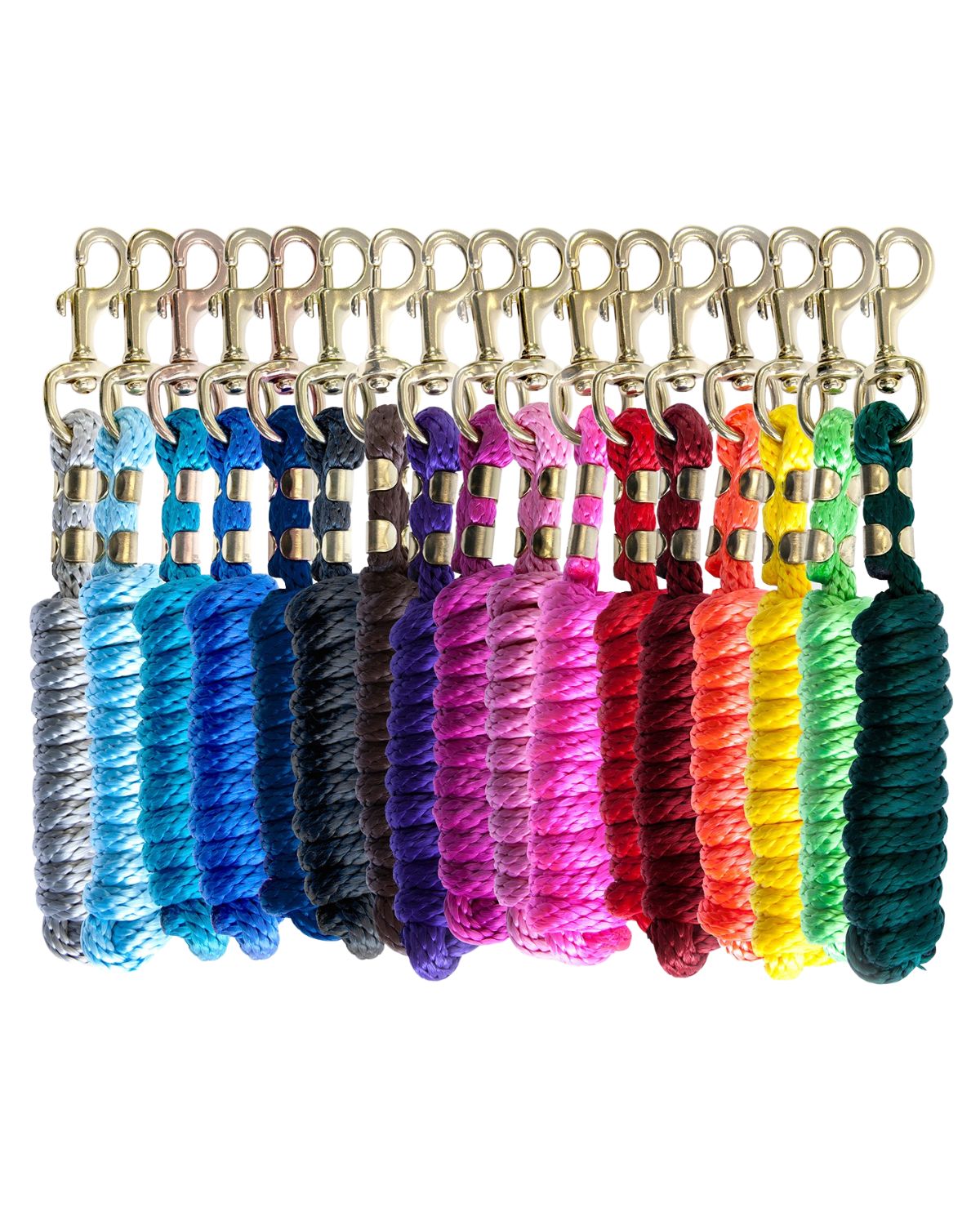 KM Elite Poly Lead Ropes by Equiflair - Variety of Colors: Horse Lead Rope Equestrian Supplies