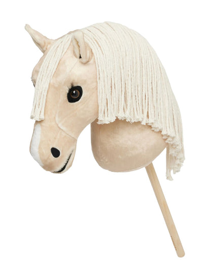 Lemieux Popcorn Hobby Horse: Plush Palomino Stick Horse Toy from Equiflair for Kids Active Play & Imaginary Horse Riding Fun!