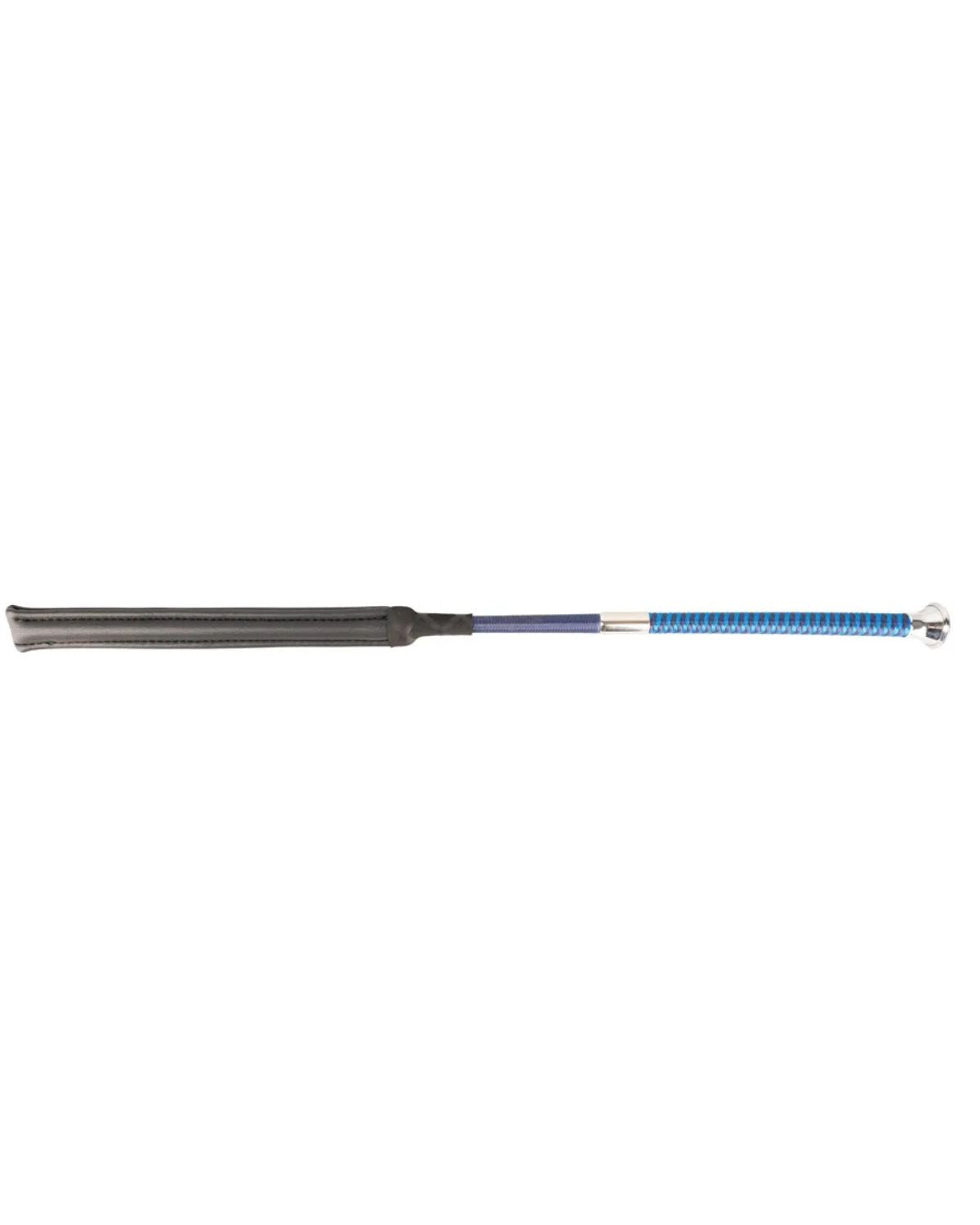 Hy Equestrian Legal Jump Bat with Braided Handle Navy/Blue - Horse location-31143526467-outofstock 55cm