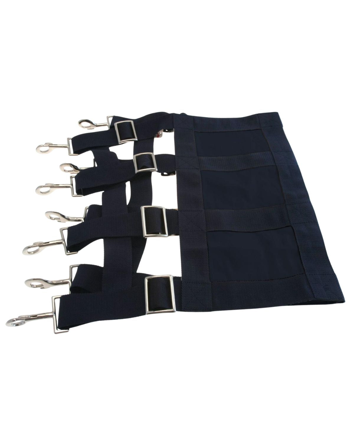 Equiflair Canvas Webbing Stall Guard - Heavy Duty Nylon Stable Barrier with Hooks