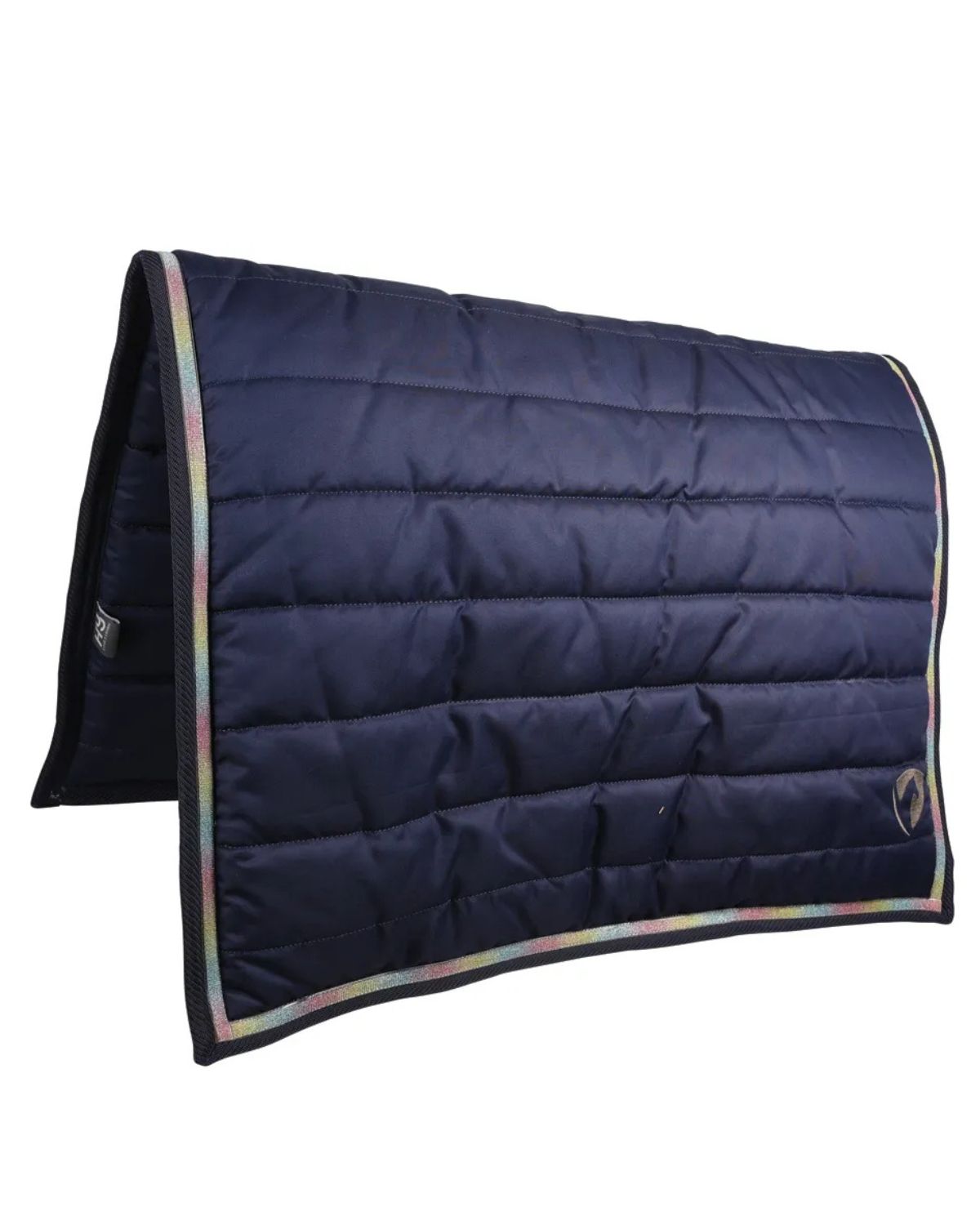 Hy Equestrian Mystic Comfort Pad Navy/Rainbow Dust - Horse location-31143526467-outofstock