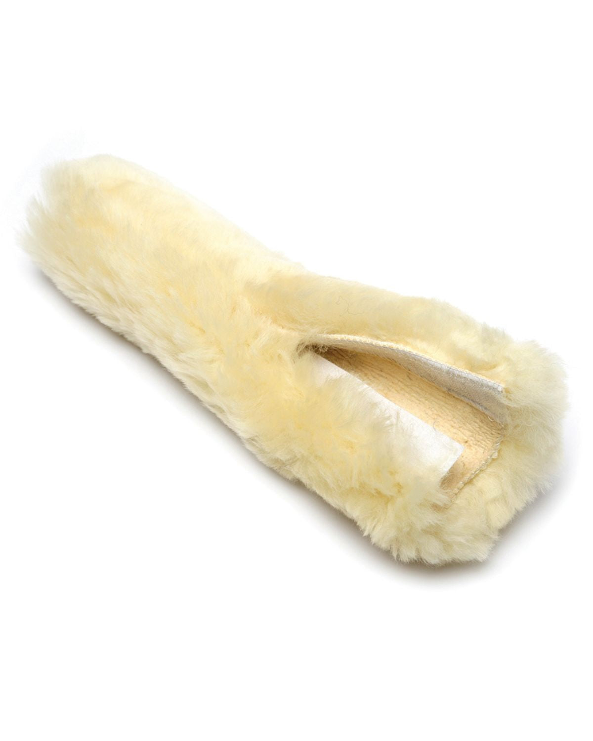 Merino Sheepskin Noseband Cover - Natural, Soft Horse Equestrian Gear | Equiflair