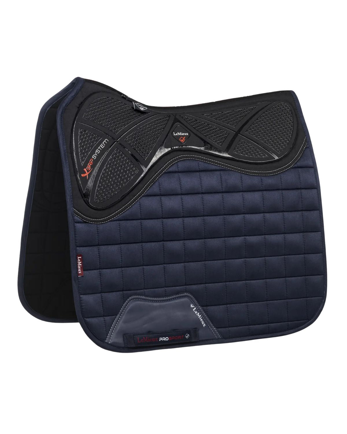 LeMieux X-Grip Silicone Dressage Square Navy