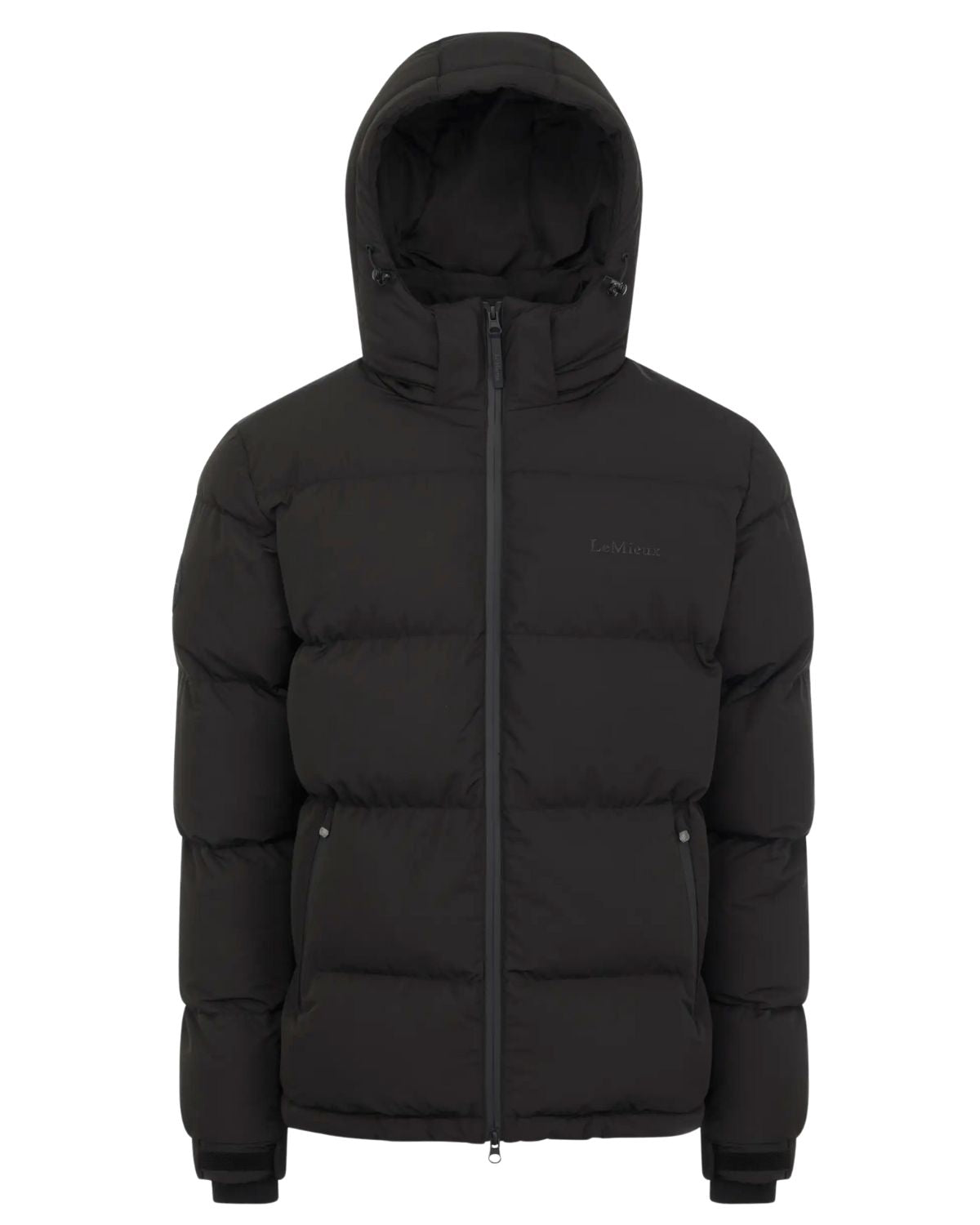 Lemieux Elite Young Rider Boys Black Puffer Jacket - Warm Winter Riding Coat from Equiflair