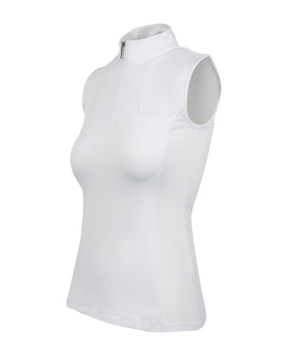 Woof Wear White Sleeveless Riding Shirt | Equestrian Apparel