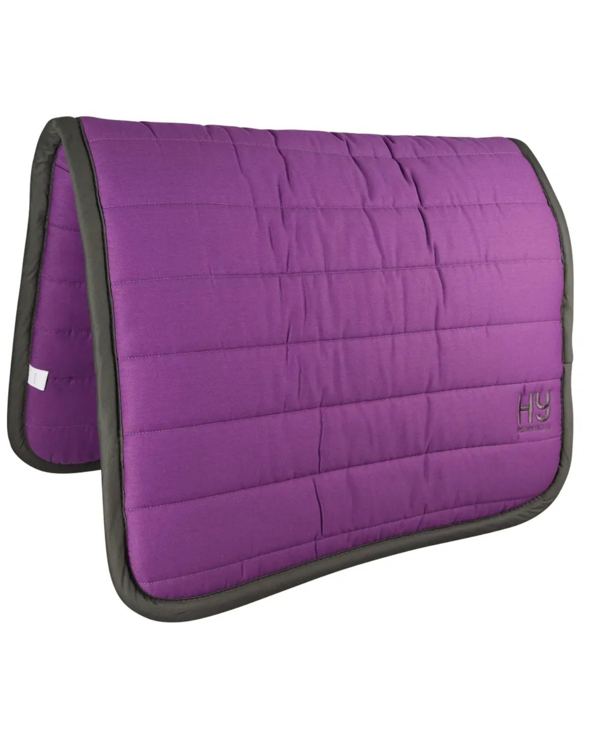 Hy Equestrian Reversible Comfort Pad Purple/Dark Grey Trim