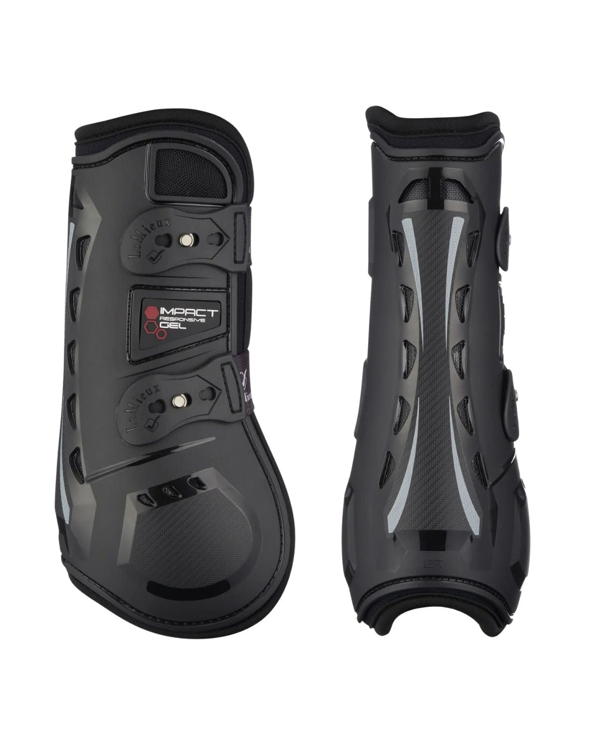 LEMIEUX Impact Responsive Tendon Boots - Black Horse Leg Protection