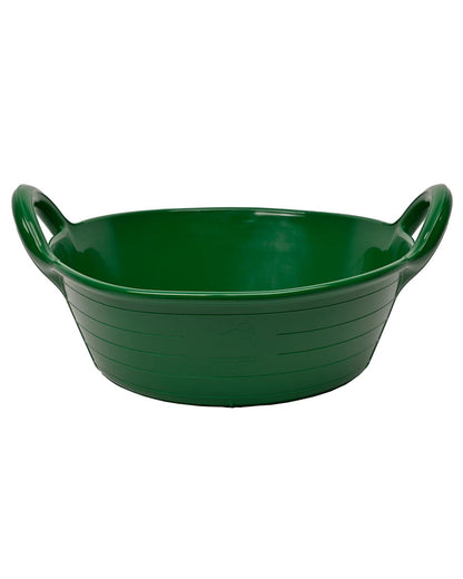 Green Gorilla Plas Small Feed Skip - 11L Plastic Trough for Horse Feeding, Stable Equipment