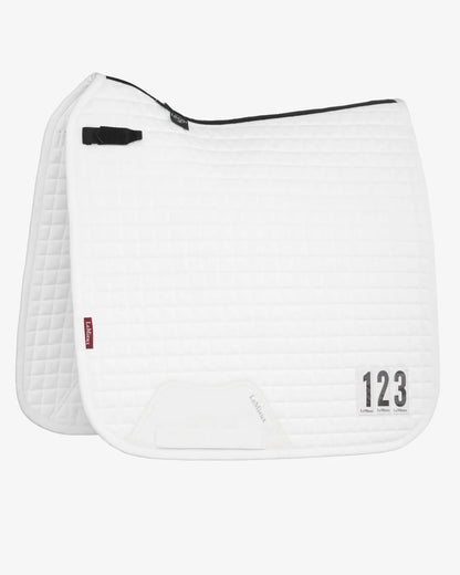 LeMieux Cotton Dressage Competition Square White - Dressage Pad Horse Small/Medium