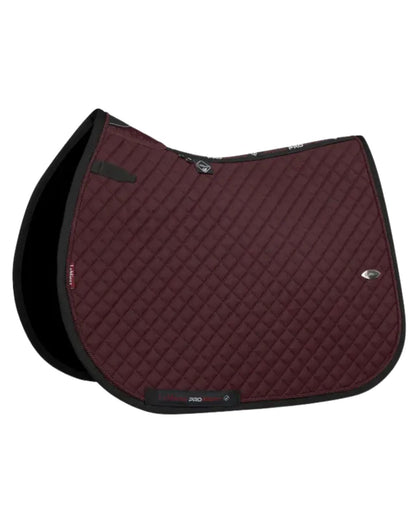 LeMieux Burgundy Pro Wither Relief Jump Saddle Pad | Equestrian Comfort & Performance