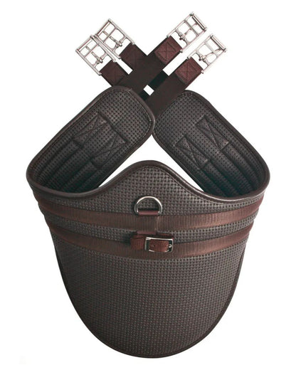 Hy Equestrian Waffle Stud Girth Long Black