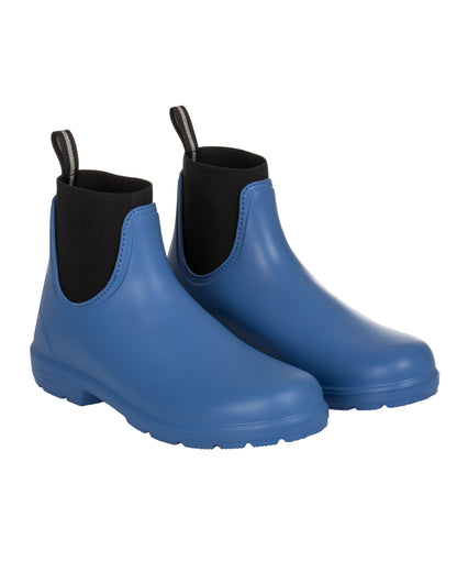Acavallo Rubber Piuma Jodhpur Ankle Boots Royal Blue