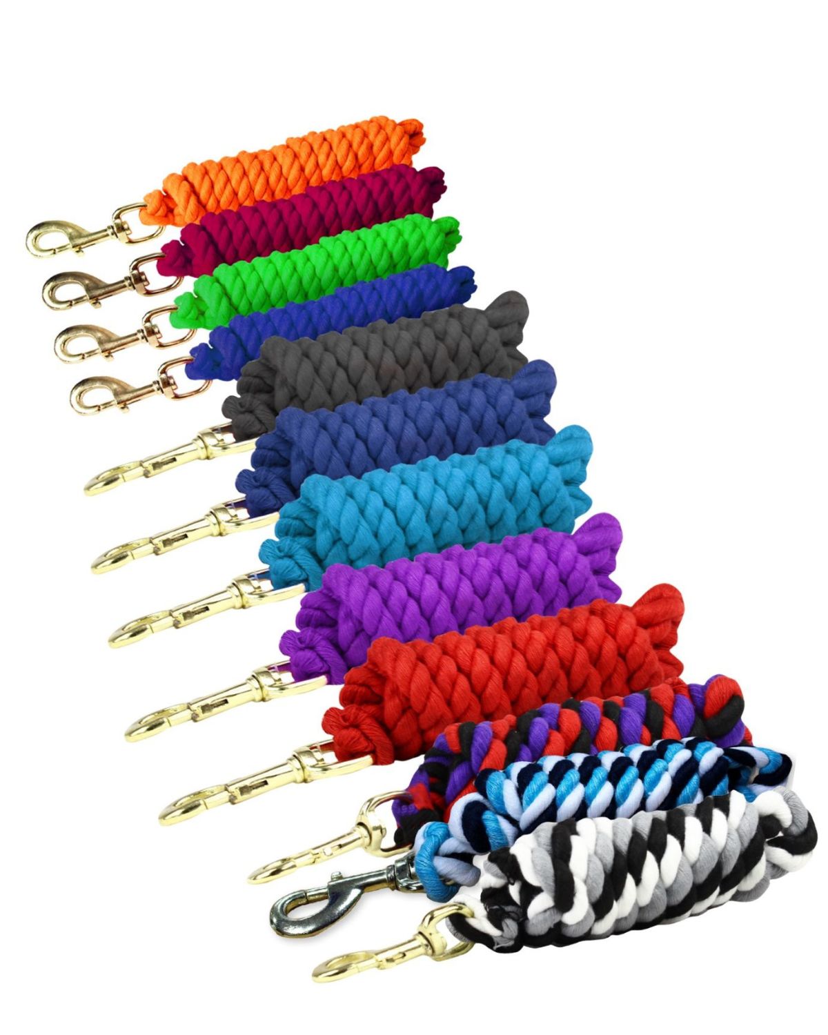 KM Elite Superfine Cotton Lead Rope Black