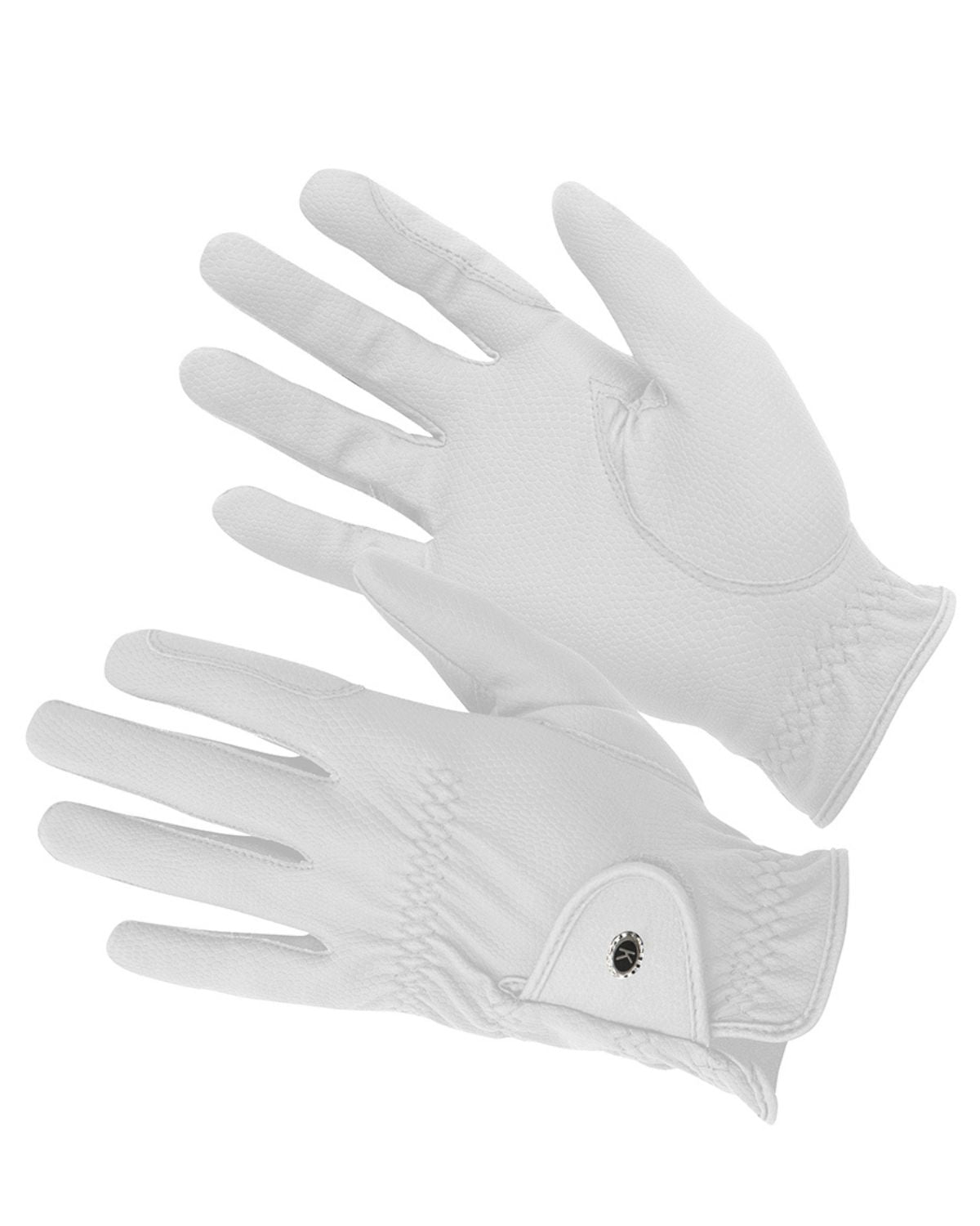 KM Elite ProGrip Gloves White