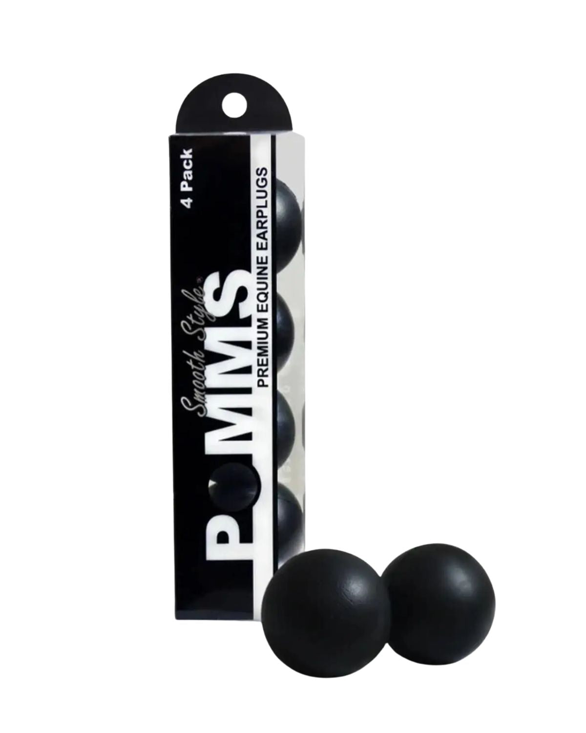 Lemieux Smooth Pomms - Black Horse Earplugs 4 Pack | Sound Dampening & Noise Reduction for Equine Comfort - Ear Plugs…