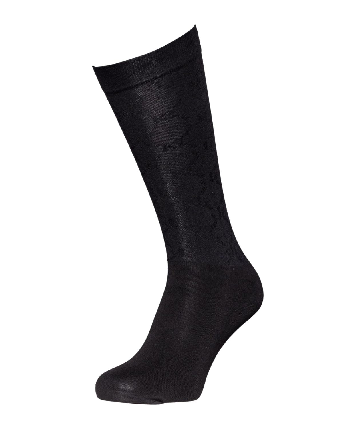 Kingsland KLVira Show Socks 2-Pack - Black Equestrian Socks with Jacquard Pattern & Anti-Odor - Buy at Equiflair