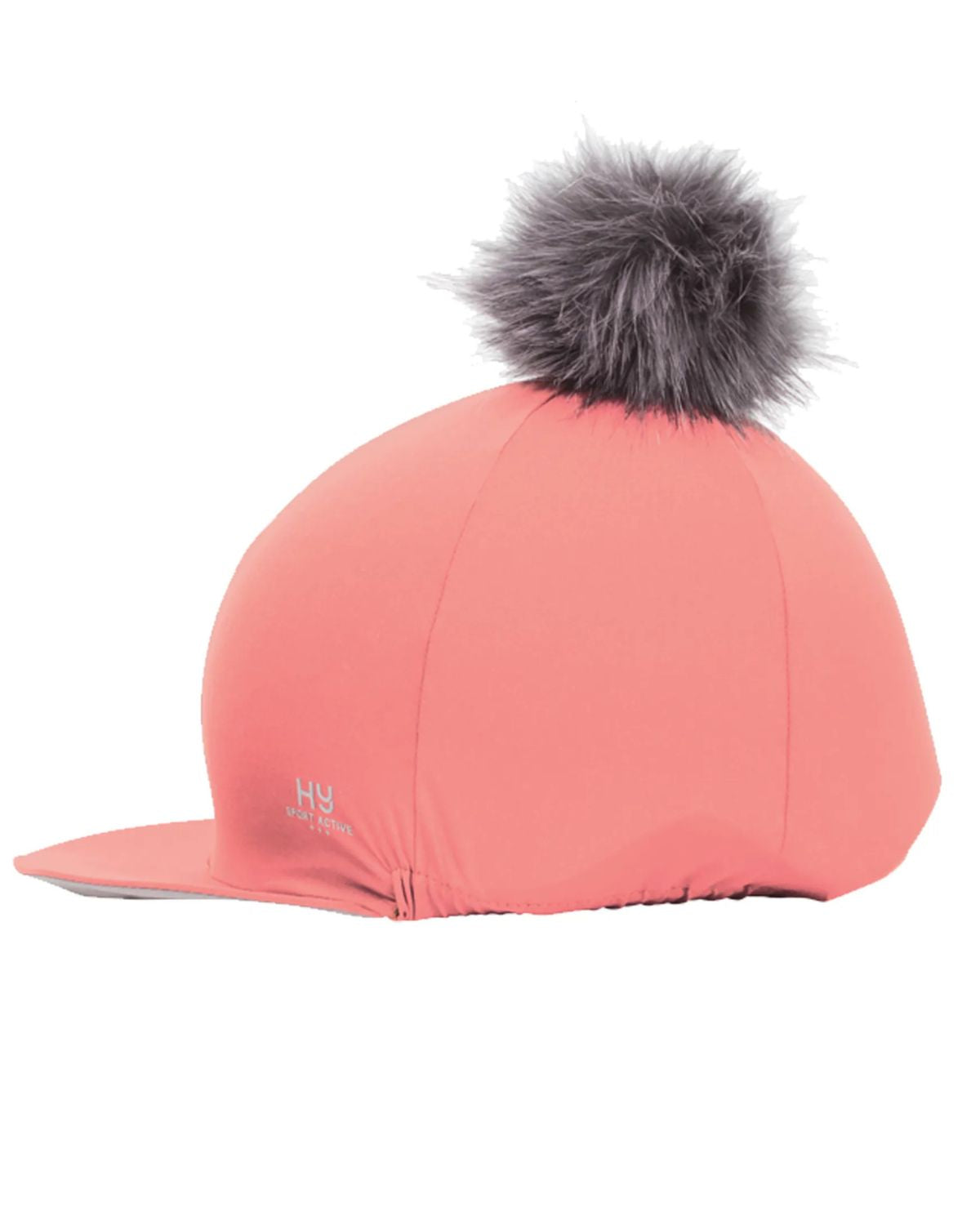 Hy Sport Active Hat Silk with Interchangeable Pom Pom - Coral Rose