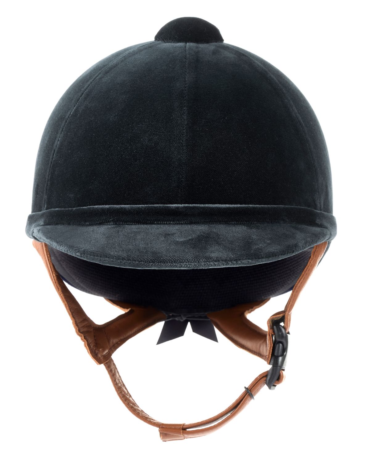 Charles Owen New Hampton with Chesnut Harness - Grey