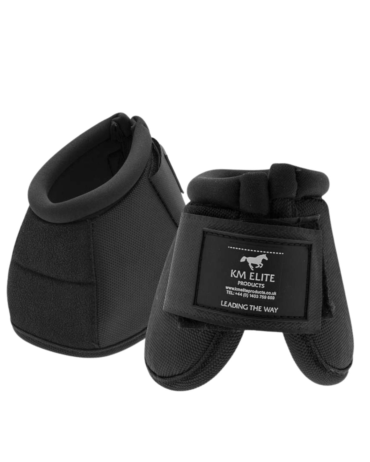 KM Elite Ballistic No-Turn Over-Reach Boots: Black Horse Boots for Protection & Comfort