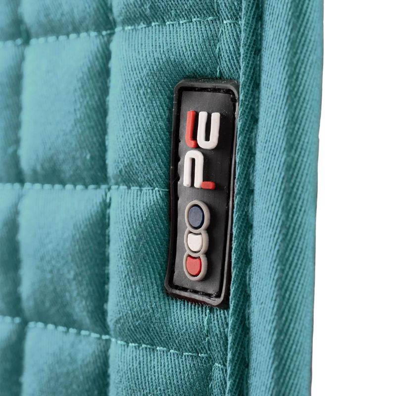 Premier Equine Turquoise Dressage Saddle Pad - Close Contact Cotton Quilted Design
