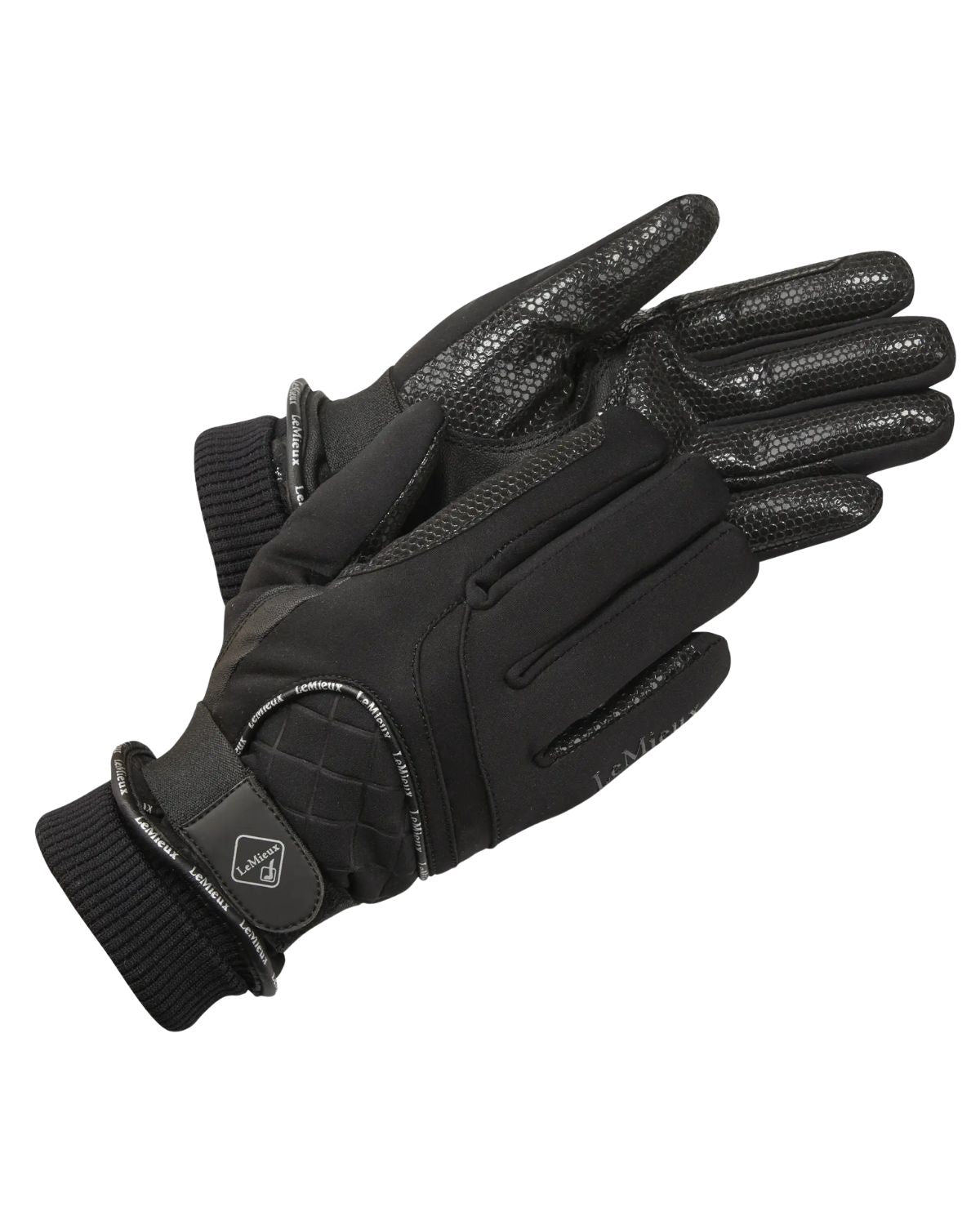 Lemieux Waterproof Lite Gloves Black | Riding Gloves with Thermal Insulation & Grip