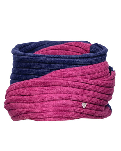 Hy Equestrian Synergy Luxury Snood Navy/Fig