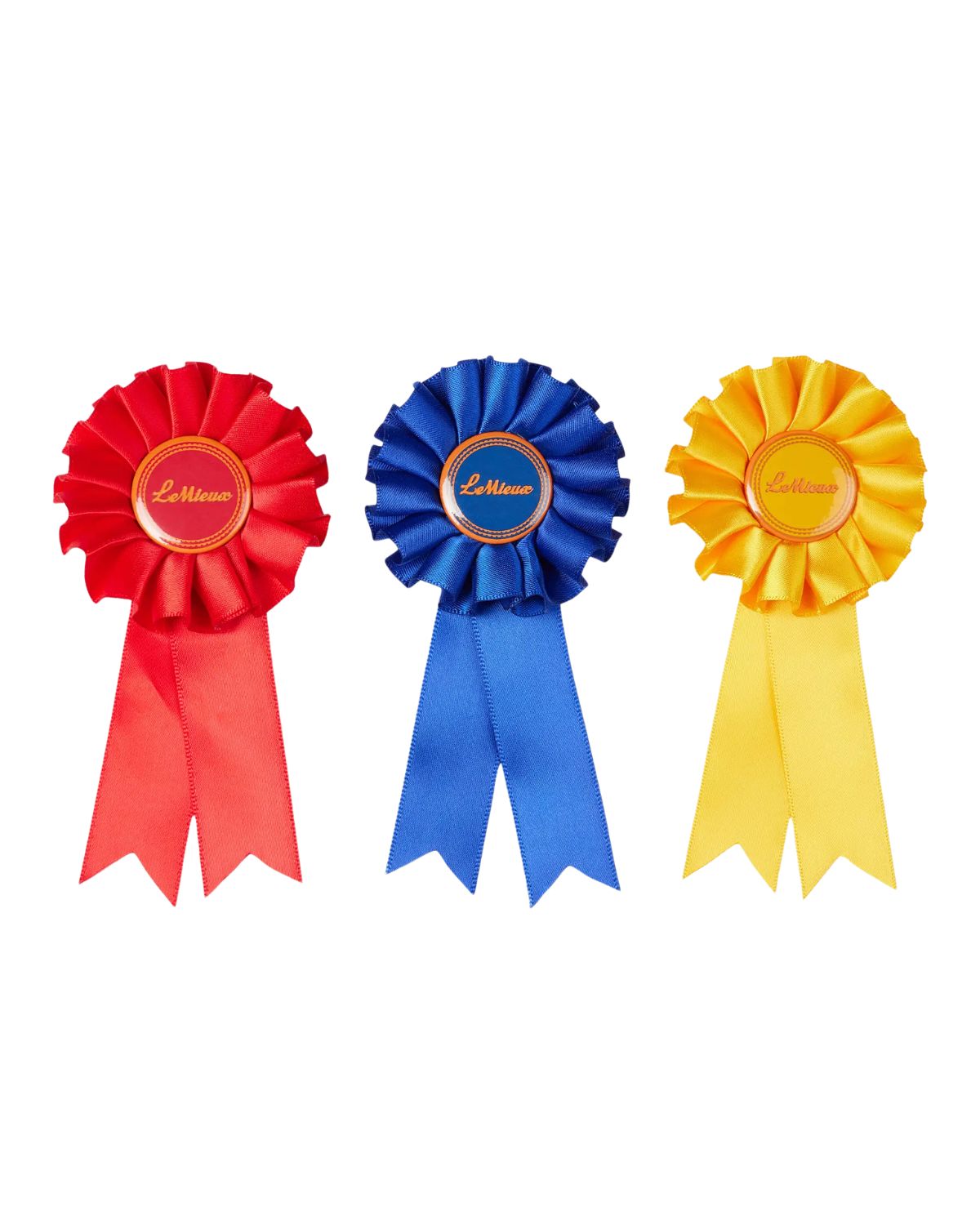 Lemieux Toy Pony Rosette Pack - Red, Blue, Yellow Awards for Toy Horses | Equiflair
