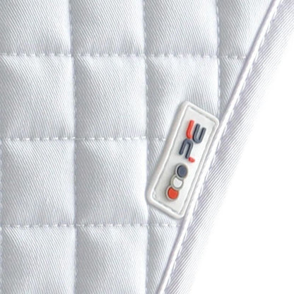 Premier Equine White Cross Country Saddle Pad - Close Contact Cotton Equestrian Pad