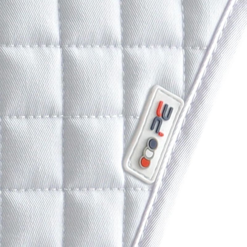 Premier Equine White Cross Country Saddle Pad - Close Contact Cotton Equestrian Pad