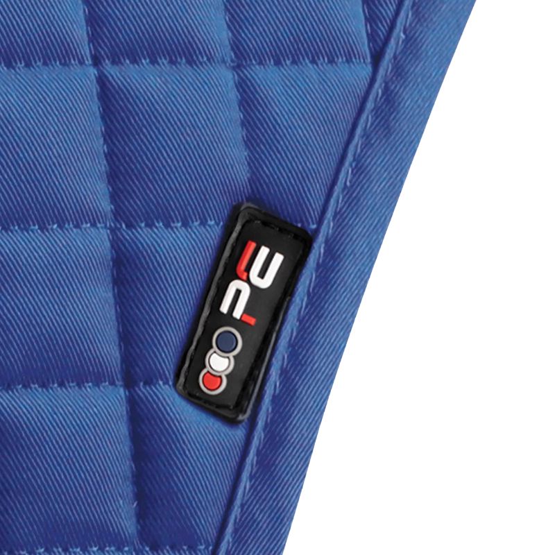 Premier Equine Blue Saddle Pad - Close Contact Cotton Cross Country