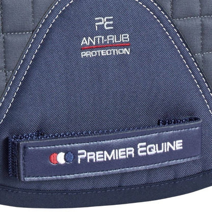 Premier Equine Close Contact Saddle Pad - Anti-Rub Horse Riding Protection Grey