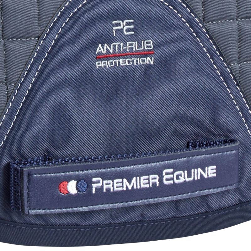 Premier Equine Close Contact Saddle Pad - Anti-Rub Horse Riding Protection Grey