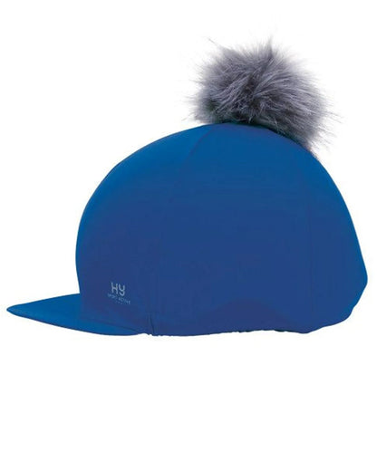 Hy Sport Active Hat Silk with Interchangeable Pom Pom - Jewel Blue