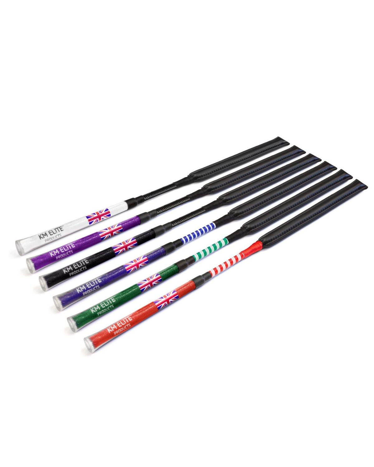 KM Elite Cush Grip Jump Bat Slimline Whip Black