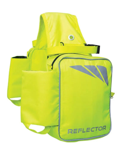 Reflector Saddle Pannier by Hy Equestrian Yellow - Horse location-31143526467-outofstock
