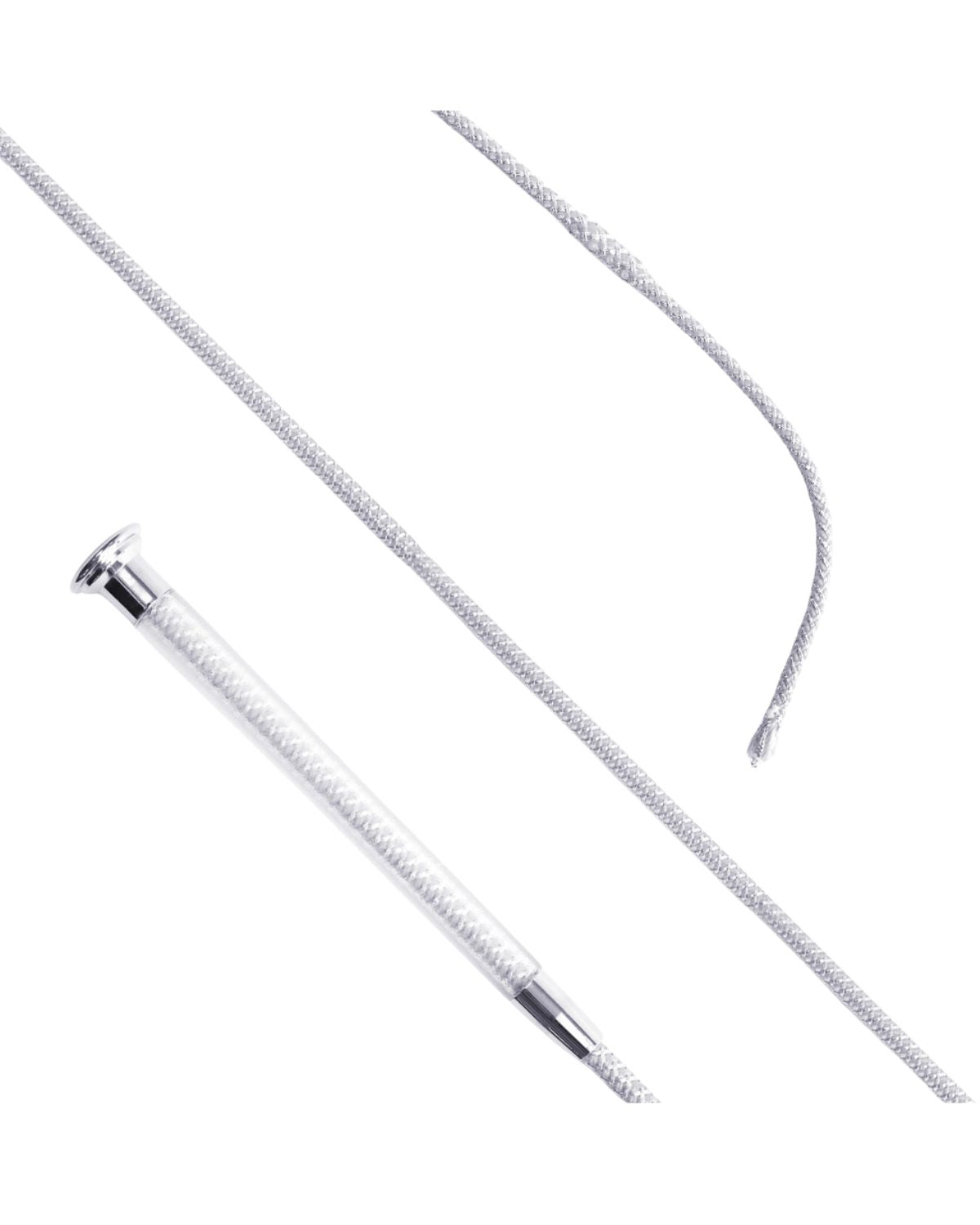 KM Elite Cush Grip Schooling Whip Silver