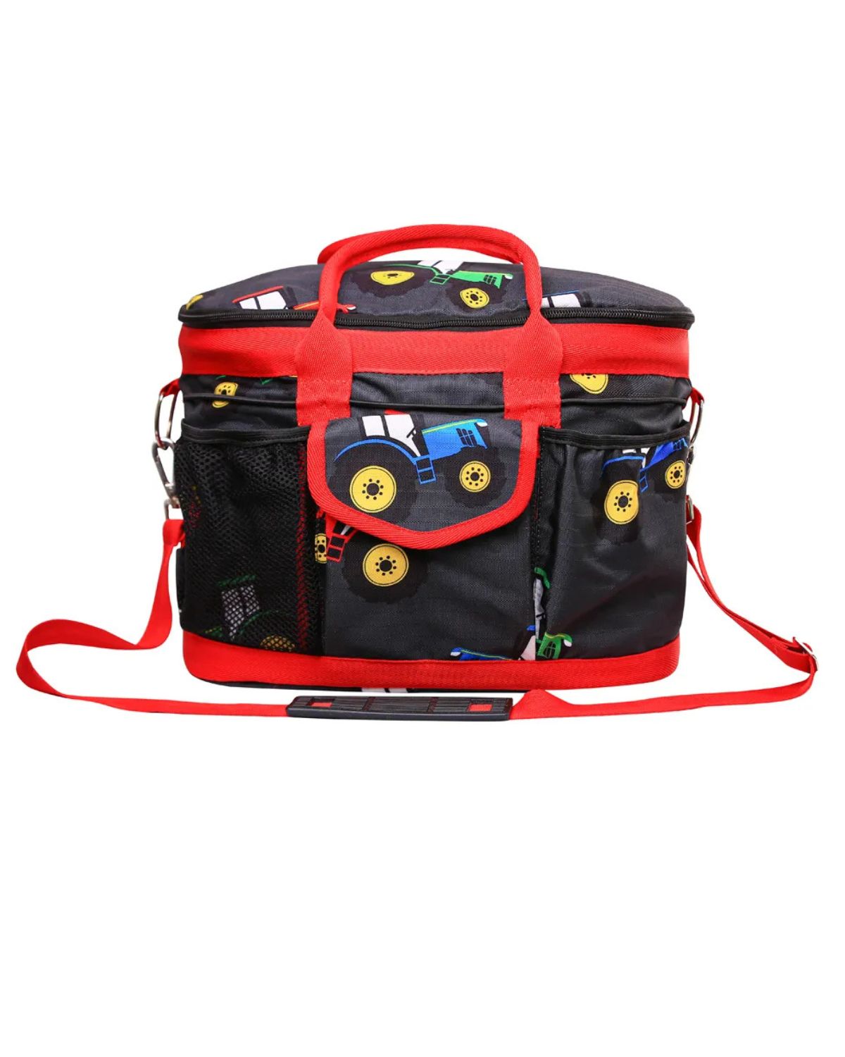 Hy Equestrian Tractor Collection Grooming Bag Grey/Red