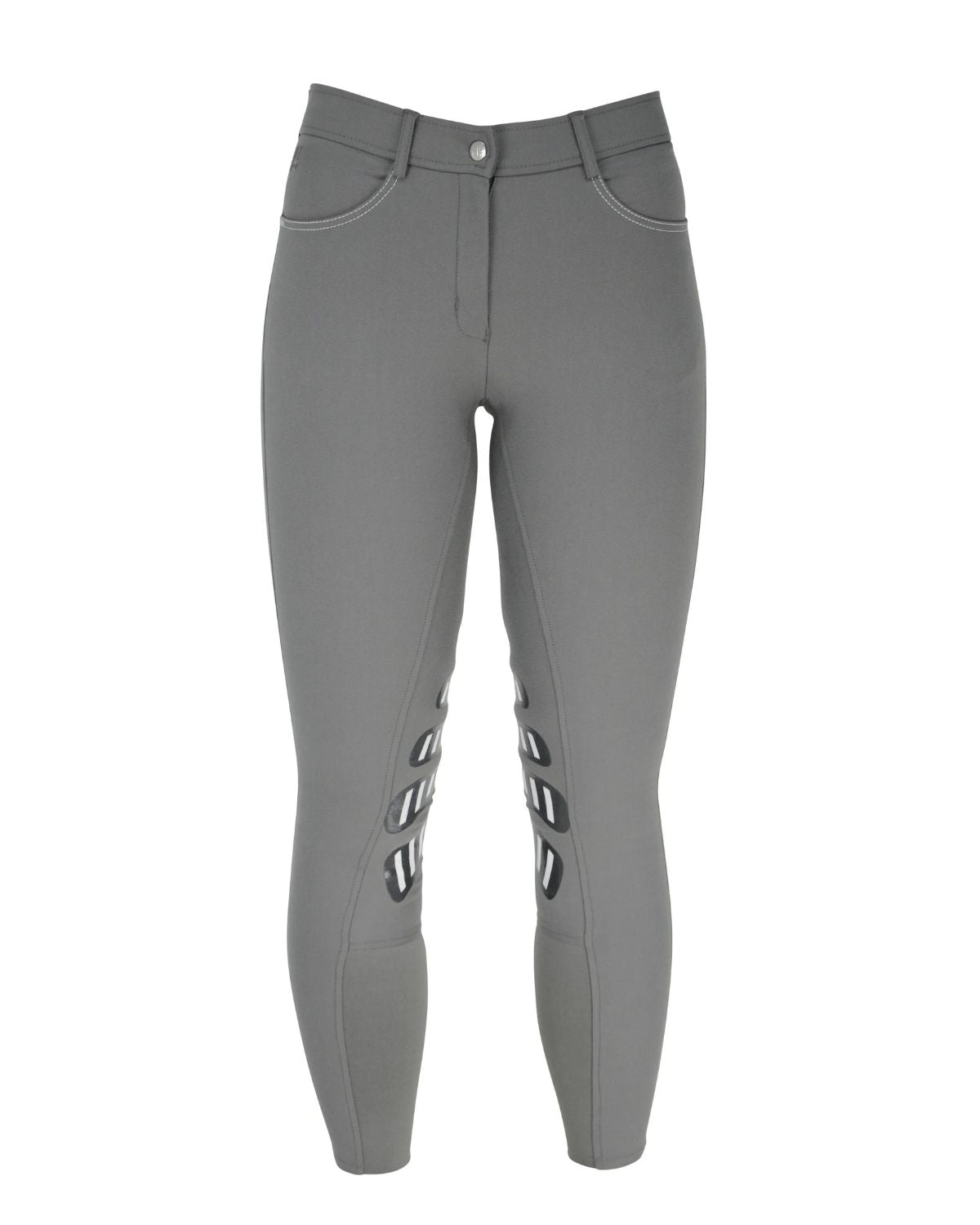Hy Equestrian Selby Cool Ladies Breeches Grey
