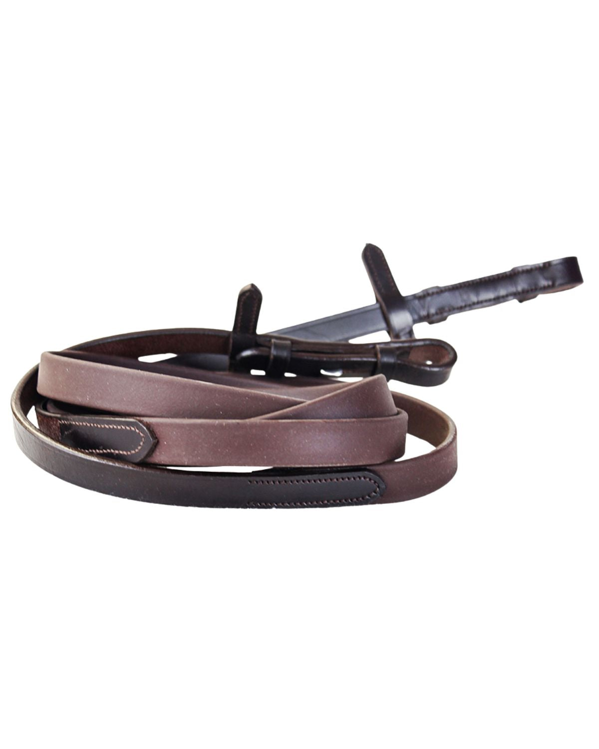 KM Elite Biothane Smooth Grip Reins Havana | Equiflair | Leather Horse Riding Reins