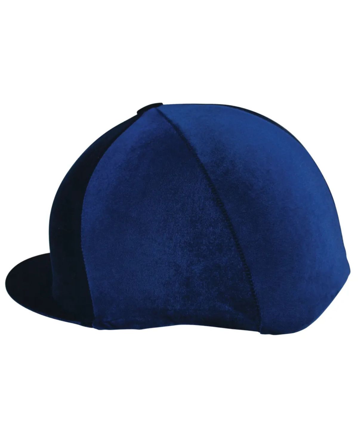 Hy Equestrian Velour Soft Velvet Hat Cover Navy